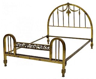 FRENCH STYLE BRASS DOUBLE BED