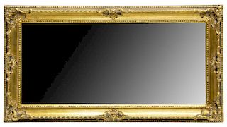 FRENCH STYLE GILT BEVELED WALL MIRROR