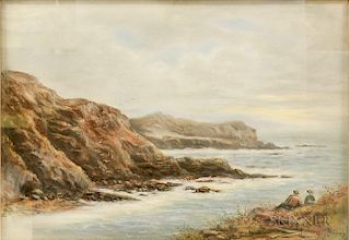 Attributed to John Appleton Brown (American, 1844-1902)      Coastal Landscape