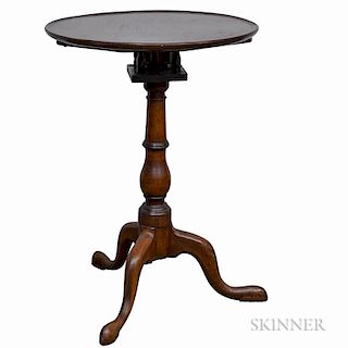 Chippendale Mahogany Birdcage Tilt-top Candlestand