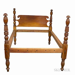 Federal Carved Maple Bed