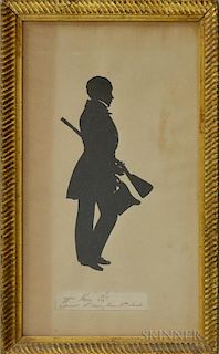 Framed Silhouette of a William Kerr Esquire