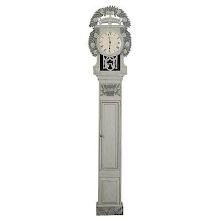 Provincial French Carved Tall Case Clock