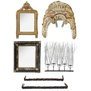 Group of Six Decorative Items
