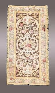 Hand Made French Aubusson Style Tapestry Rug