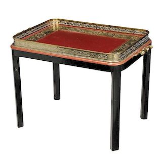 Regency Style Parcel Gilt Tray Top Table