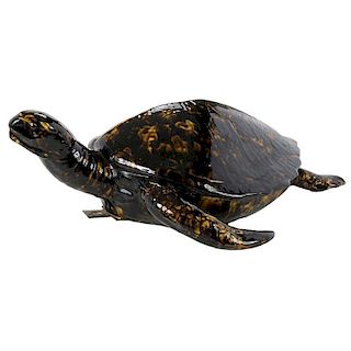 Glazed Ceramic Sea Turtle