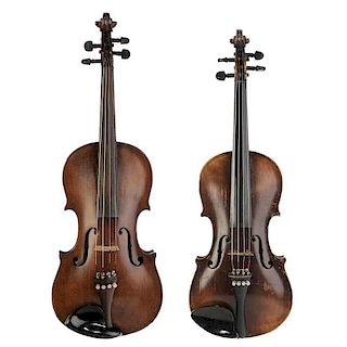 German Full and 3/4 Size Violins in Cases