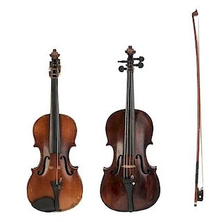 3/4 and 1/2 Size Violins in Cases