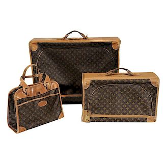 Three Pieces Louis Vuitton Luggage