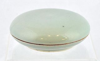 Chinese Celadon Green Porcelain Trinket Box