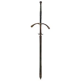 Early Steel Two Handed Broad Sword