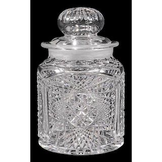 Pairpoint Brilliant Period Cut Glass Humidor