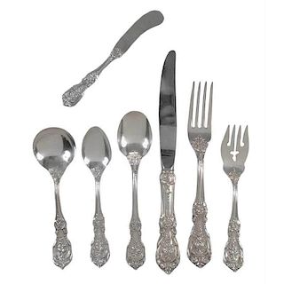 Francis I Sterling Flatware, 84 Pieces