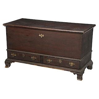 American Chippendale Lift Top Blanket Chest