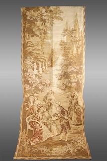 French Aubusson Style Figural Tapestry