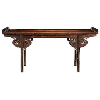 Fine Chinese Carved Hardwood Altar Table