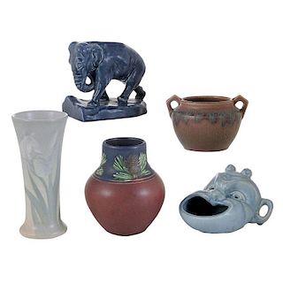Five Rookwood Pottery Articles