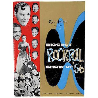 Signed Rock 'n Roll Concert Program, 1956