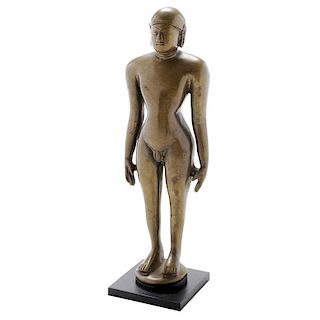 Indian Bronze Figure Of A Jina