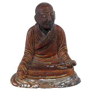Chinese Seated Arhat Figure