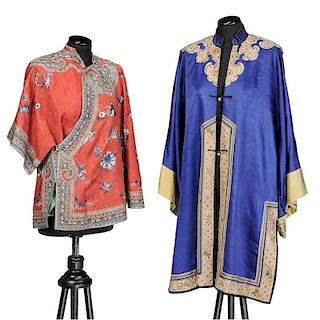 Chinese Silk Embroidered Jacket, Robe