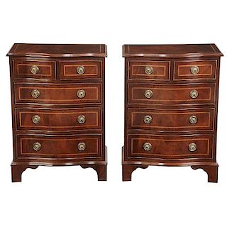 Pair of George III Style Bedside Chests