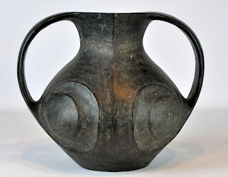 Chinese Pottery Amphora Jar, Han Dynasty COA
