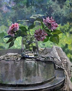 Boris Nicolaev Still Life of Flowers O/C
