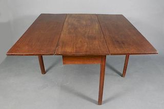 Mahogany Straight Leg Chippendale Table, 18th C.