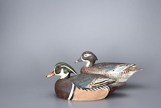 Wood Duck Pair Benjamin Schmidt (1884-1968)
