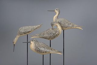 Four Shorebirds David Personius (b. 1953)