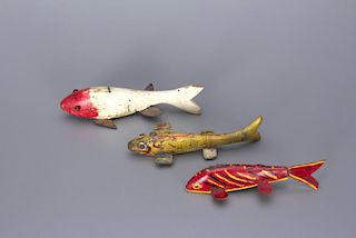 Three Fish Decoys