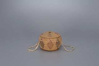 Lillooet Dome Top Yarn Basket Lillooet People