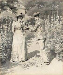 Arthur Burdett Frost (1851-1928) Courtship