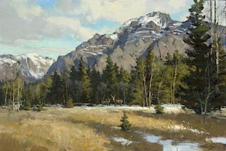 Paul Strisik (1918-1998) Mule Deer, Alberta