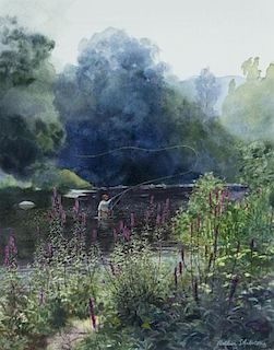 Arthur Shilstone (b. 1922) August on the River