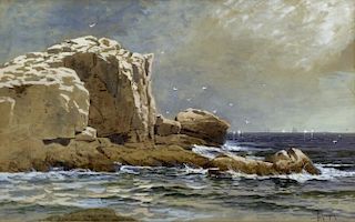 Alfred Thompson Bricher (1837-1908) Seascape