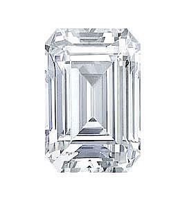 Loose 5.09 Emerald Cut Diamond SI - J