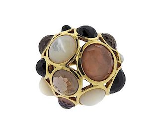 Ippolita 18k Gold Rock Candy Gemstone Dome Ring
