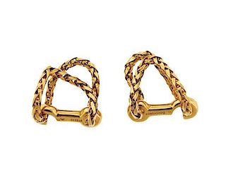 Boucheron 18K Gold Chain Cufflinks