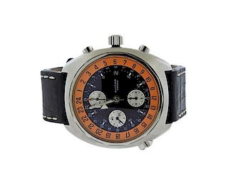 Glycine Airman SST Chronograph Steel Watch 3902.196 66