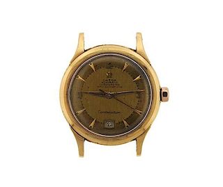 Omega Constellation Chronometer 14k Gold Bumper Movement Watch
