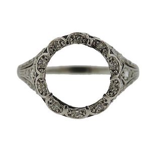 Platinum Diamond Engagement Ring Setting