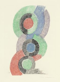 Untitled, 8/60 by Sonia Delaunay (1885-1979)