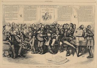The Key-Note of the Campaign (from Harper's Weekly) by Thomas Nast (1840-1902)