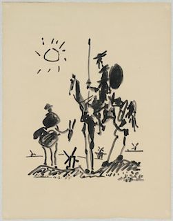 Don Quixote by Pablo Picasso (1881-1973)