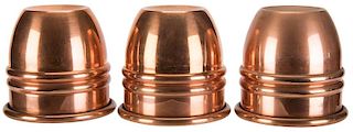 Copper Paul Fox Cups.
