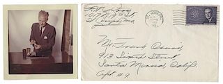 Large Archive of Faucett Ross-Frank Csuri Correspondence.