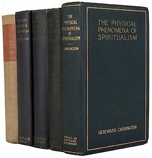 Six Volumes on Psychics and Spiritualism.